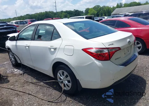 2016 Toyota Corolla L from USA, damaged, VIN 2T1BURHE4GC572528